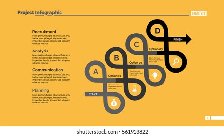Arrow Loops Diagram Slide Template