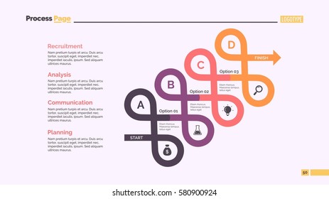 Arrow Loops Diagram Slide Template
