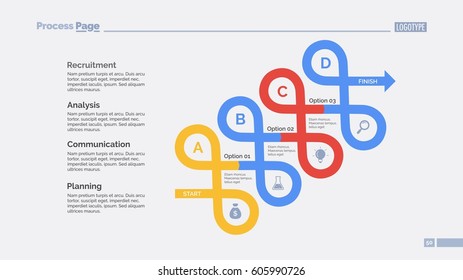 Arrow Loops Diagram Slide Template