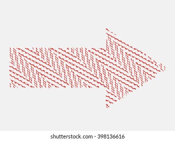 Arrow for making logos, icons for your design