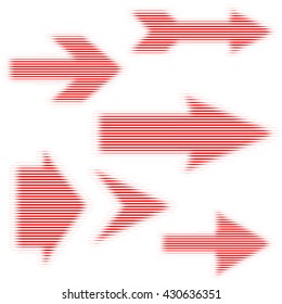 Arrow for making logos, icons for your design