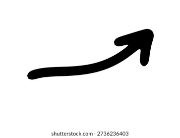arrow marker isolated png mark hand draw