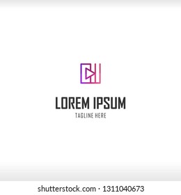 Arrow Media Play Abstract Creative Technology Business Modern Logo