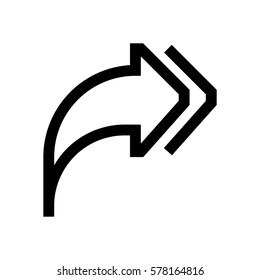 Arrow mini line, icon, background and graphic. The icon is black and white, linear  flat, vector, pixel perfect, minimal, suitable for web and print. 