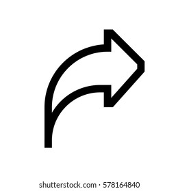 Arrow mini line, icon, background and graphic. The icon is black and white, linear  flat, vector, pixel perfect, minimal, suitable for web and print. 