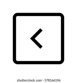 Arrow mini line, icon, background and graphic. The icon is black and white, linear  flat, vector, pixel perfect, minimal, suitable for web and print. 