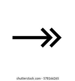 Arrow mini line, icon, background and graphic. The icon is black and white, linear  flat, vector, pixel perfect, minimal, suitable for web and print. 