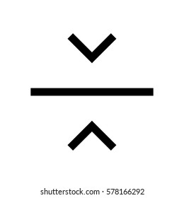 Arrow mini line, icon, background and graphic. The icon is black and white, linear  flat, vector, pixel perfect, minimal, suitable for web and print. 