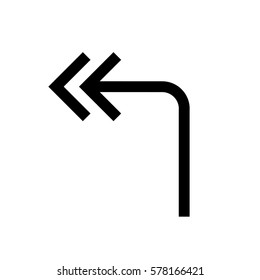 Arrow mini line, icon, background and graphic. The icon is black and white, linear  flat, vector, pixel perfect, minimal, suitable for web and print. 