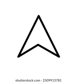 Arrow minimal icon and vector line art