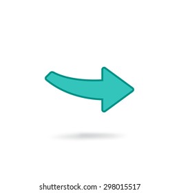 Arrow modern icon