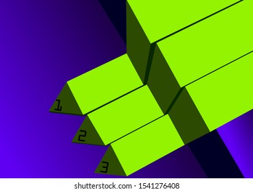arrow. modern infographic 3D vector element