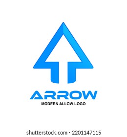 Arrow modern logo simple and minimalism logo For sporty logo