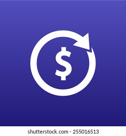 Arrow and money Vector version also available