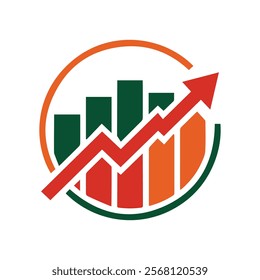 Arrow Motif Financial Planning Logo Design Incorporate a simple arrow motif into a sleek and modern logo 