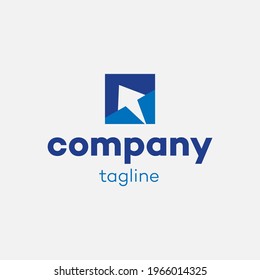 Arrow Mouse Click Pointer Computer Input Internet Website Design Developer Course Vector Logo