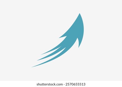 arrow move fast up logo or symbol