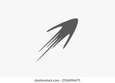 Arrow move up fast vector
