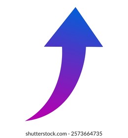 Arrow move upward, growth concept