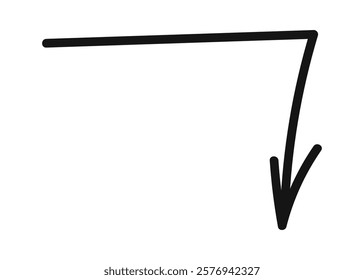 Arrow moving symbol pointing down