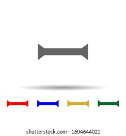 Arrow multi color style icon. Simple glyph, flat vector of arrows icons for ui and ux, website or mobile application