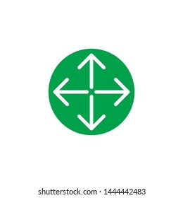 arrow navigation icon symbol vector design