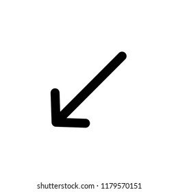 arrow - navigation icon vector