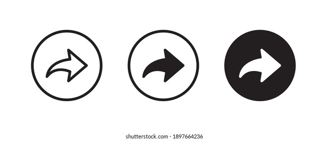 Arrow, navigation, next, arrows icon icons button, vector, sign, symbol, logo, illustration, editable stroke, flat design style isolaated on white linear pictogram