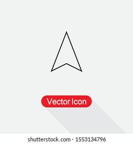 Arrow Navigator Icon Vector Illustration Eps10