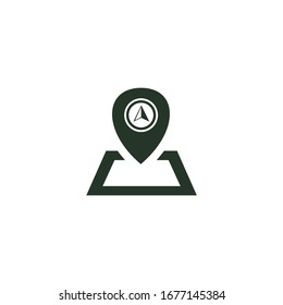 arrow navigator Icon vector sign isolated for graphic and web design. arrow navigator symbol template color editable on white background.