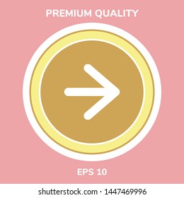 Arrow next icon. Graphic elements for your design