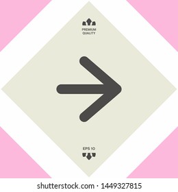 Arrow next icon. Graphic elements for your design