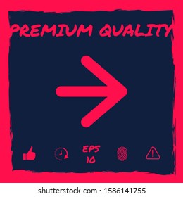 Arrow next icon. Graphic elements for your design
