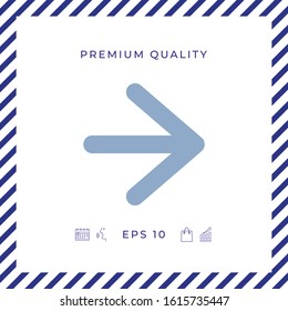 Arrow next icon. Graphic elements for your design