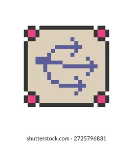 Pfeil nächstes Zeichen Pixel Art für Ihre Bedürfnisse