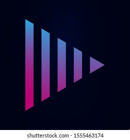 Arrow nolan icon. Simple glyph, flat vector of arrows icons for ui and ux, website or mobile application