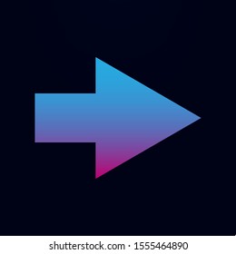 Arrow nolan icon. Simple glyph, flat vector of arrows icons for ui and ux, website or mobile application