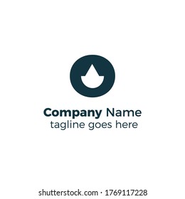 arrow o logo design vector illustration