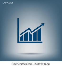 arrow on the scale web icon. vector design