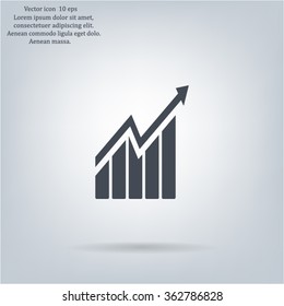 arrow on the scale web icon, vector design