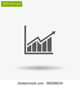 arrow on the scale web icon. vector design