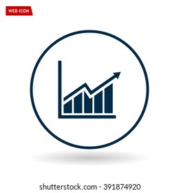 arrow on the scale web icon. vector design