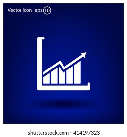 arrow on the scale web icon. vector design