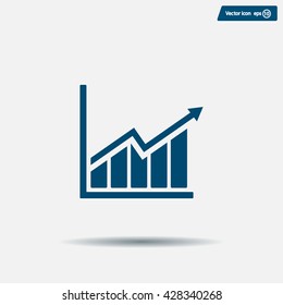 arrow on the scale web icon. vector design