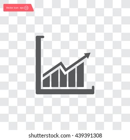 arrow on the scale web icon. vector design