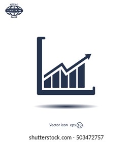 arrow on the scale web icon. vector design