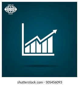 arrow on the scale web icon. vector design