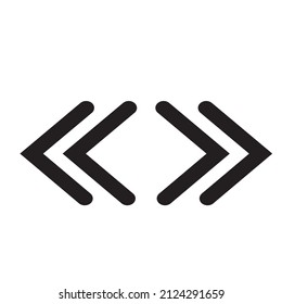 arrow on a white background