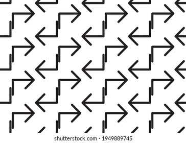 Flecha en un fondo blanco. Textura sin inconvenientes. Para imprimir, envolver papel y diseño de tela.