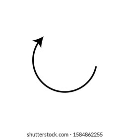 arrow outline icons . vector icon